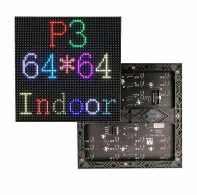 China Advertising P3 Indoor Full Color LED Display 192x192mm Die Casting Aluminum for sale