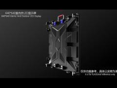 室内と室内の両方で 640*640*61.5mm アルミキャビネット 320*160mm LEDスクリーンモジュールのためのスーツ