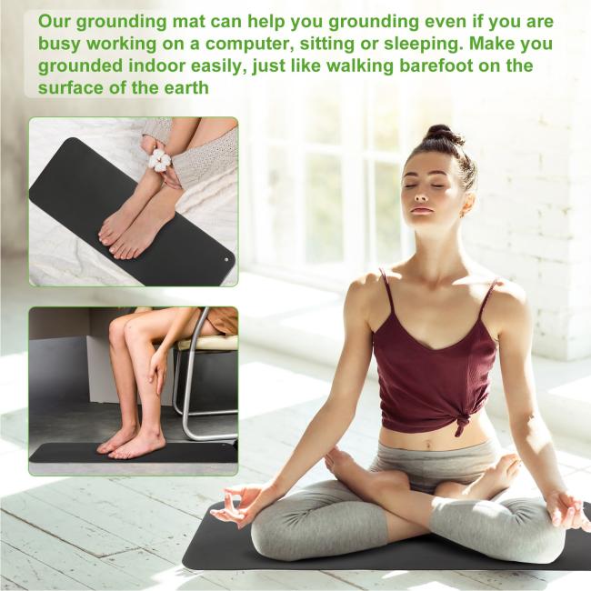 Anti Static ESD Protective Conductive Grounding Mat with Customizable Size for EMF Protection 10