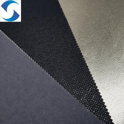 中国 Sofa materials fabric in china buy fabric from china rip stop artificial leather fabric for sofa 販売のため