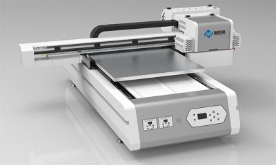 China 90*60cm Digital Uv Printing Machine 1880 Dpi Fabric Inkjet Printer for sale