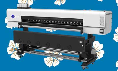 China Good Permeability Large Format Printer 192 CM YMCK Color Management Dye Sublimation Printer for sale