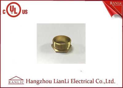 China BSI Stahdard Brass Lock Nut Male / Female Bush GI Thread Hexagon Type for sale