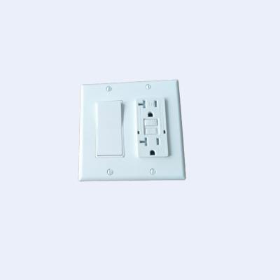 China One Gang Five Pole Silver RUFFIN Wall Socket Switch PreFAB Finish for sale