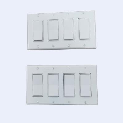 China Prefabrication 4 Gang Wall Socket Switch With Socket Plug Electrical Wire for sale