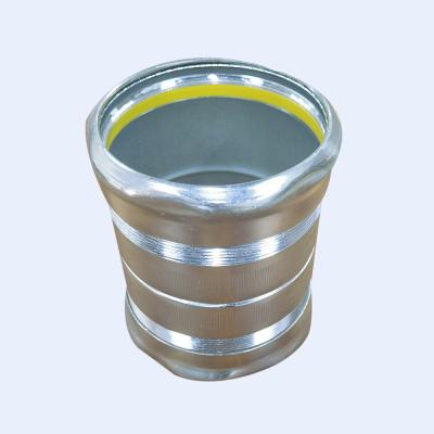 China 3 Inch Steel Electro Galvanized Compression EMT Coupling Insulated PVC for sale