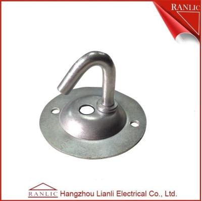 China BS4568 Conduit Junction Box Electro Galvanized Hooks 20mm and 25mm , Steel Material for sale