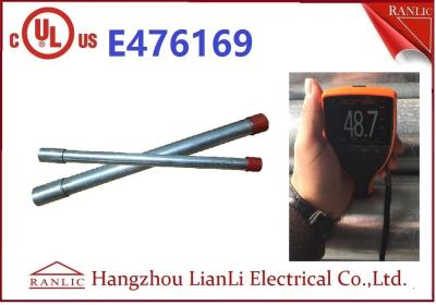 China UL Standard 1/2” 3/4“ Rigid IMC Electrical Conduit Tubing Hot DIP Galvanized for sale