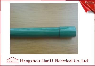 China Steel PVC Coated Electrical Conduit Pipe C/W Coupling & Plastic Cap 3.05 Meters for sale