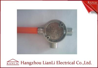 China O PVC revestiu a tubulação de aço da canalização do SOLDADO de BS31 BS4568 no verde/laranja à venda
