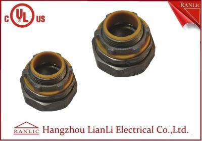 China Liquid Tight Flexible Conduit Fittings Straight Connector With PVC Throat for sale