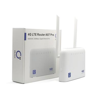 China OLAX AX7 Pro CPE Wifi Router 4g Lte Modem With Sim Card Slot 5000mah Battery for sale