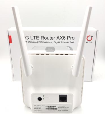 China Olax AX6 Pro 4g CPE Wifi Router White Outdoor LTE CPE Cat4 300mbps for sale