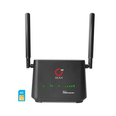China LTE CAT4 Unlock Wireless 4g WiFi Router 2000mah 300mbps 4 LAN For Security Camera for sale