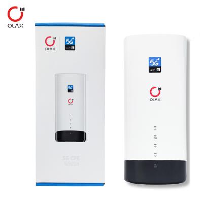 China Olax G5018 New 5G CPE Modem WiFi6 Wireless Modem 5G router with sim card slot for sale