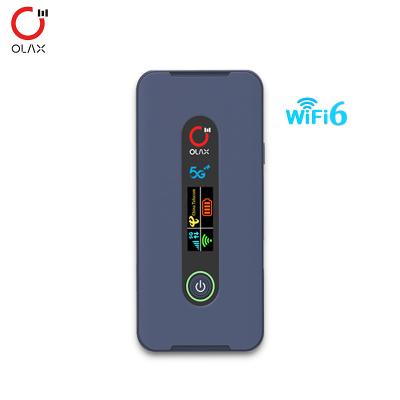 China OLAX MF650 Pocket Wifi 5G Mifis Wifi6 Portable Outdoor 4G 5G Wireless Mobile Wifi Mini Router Pocket Wifi for sale