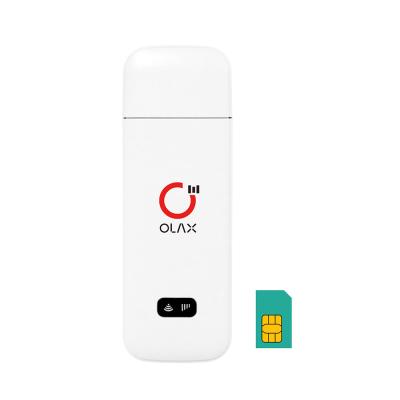 China Usuarios de la ayuda 10 de Sim Card Adapter 150mbps de la dongle de la élite 4G USB de OLAX U80 en venta