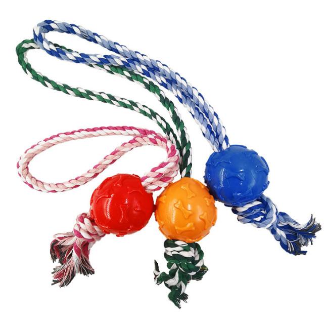 blue dog ball