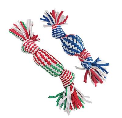 China Cotton Rope Tug Pet Chew Toys For Aggressive Chewers Teething for sale