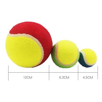 China Rubber Dog Safe Tennis Balls Medium Dog Large Dog Pet Toys Bite Each Other Training Toy Ball for sale