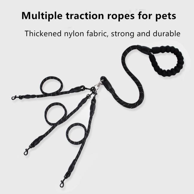 3 way dog leash