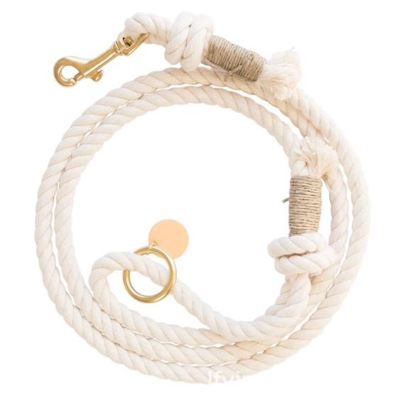 cotton rope dog leash