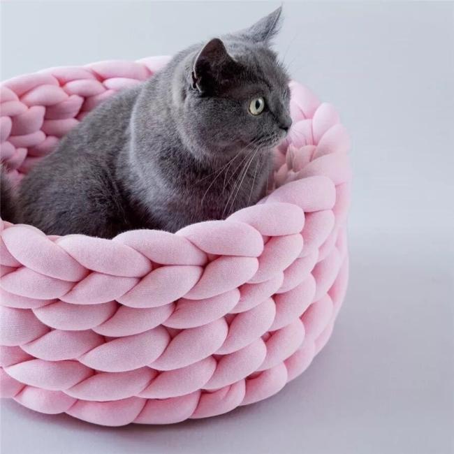 pink puppy bed