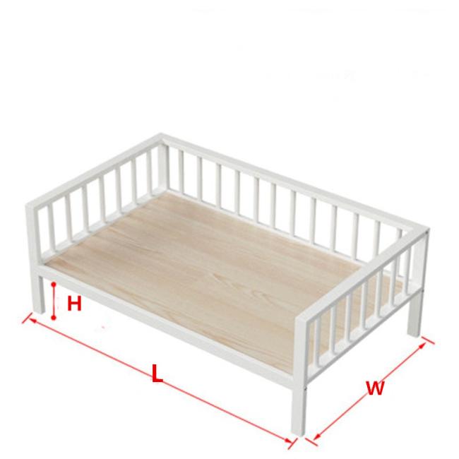 dog bed next to human bed