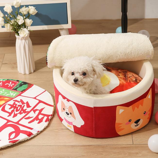 ramen pet bed
