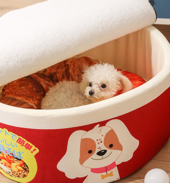 ramen bowl cat bed