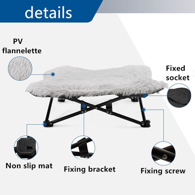 raised dog cot