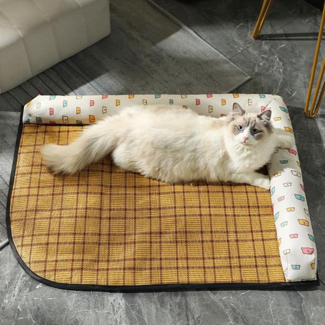 dog bed with bolster sides