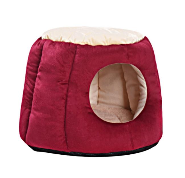 felt cat cave bed