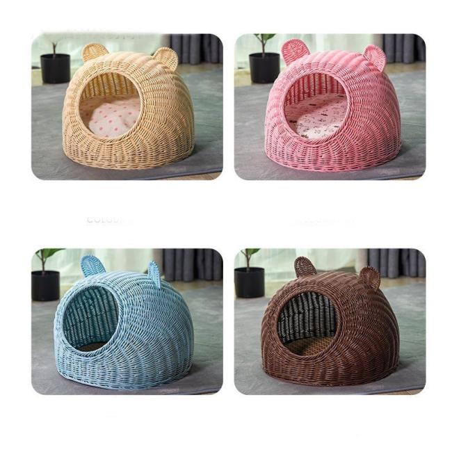 rattan cat house