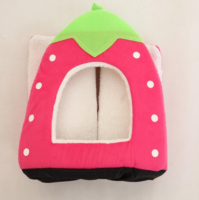 strawberry cat bed