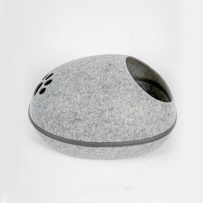 felted wool cat bed