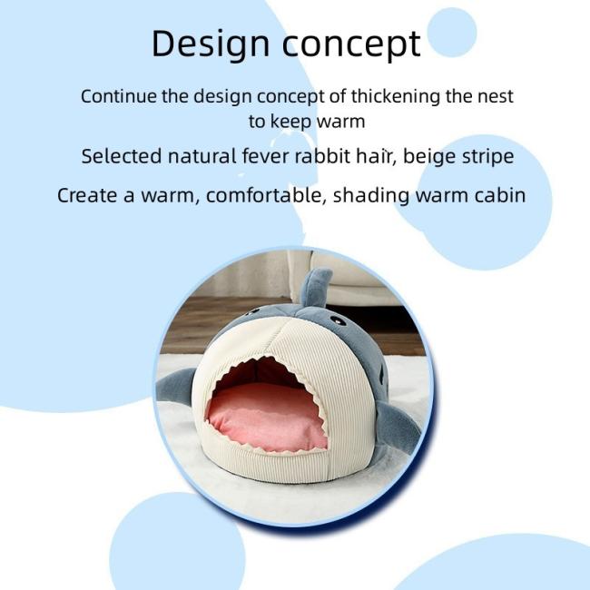 fish cat bed