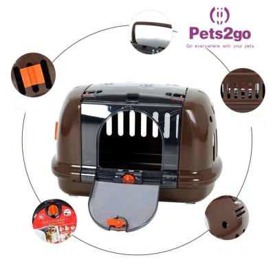 China Airline Approved 1.63KG Pet Carrier Cage For Travelling for sale