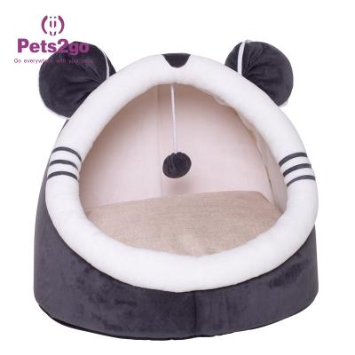 China Warm Cloth Material 1kg Cat Bed House For Winter for sale
