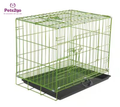 China Double Door Wire Material 9kg Pet Carrier Cage for sale