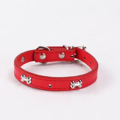 China 22g Pu 31x2cm Pet Training Collars Adjustable Cat Collar for sale
