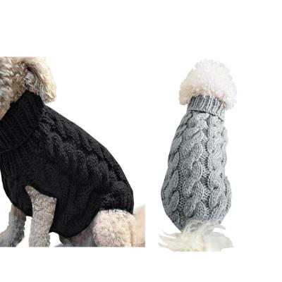 China Multi Colors Warm Soft Winter 0.5kg PET Dog Sweater Clothes for sale