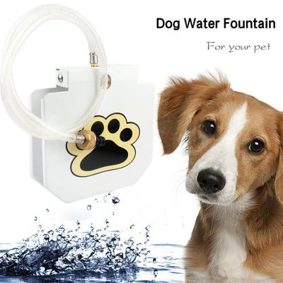 China Pet Treading Water Fountain Odm Dog Automatic Water Dispenser Outdoor for sale