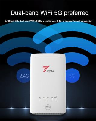 China Unlock ZLT X21 CPE Indoor Sub NSA SA Modem 6GHz Wifi Router Mobile Wireless 5G à venda
