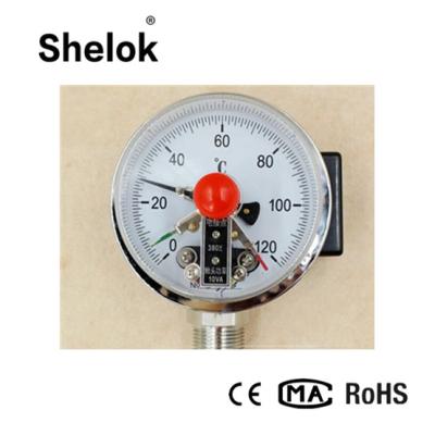China Electric contact IP55 1.0 temperature controller temperture gauge for sale