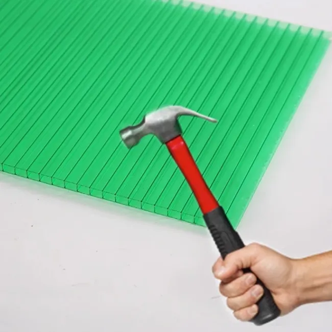 Thermal Insulation PC Hollow Roofing Sheet