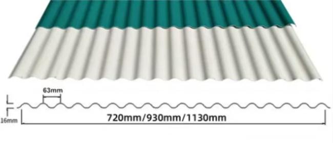 3 Layers Tejas PVC Roof Tile UPVC Roof Tile