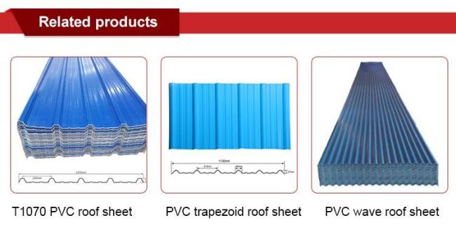 Wholesale Price Plastic Roofing Sheet ASA Surface PVC UPVC Spanish Roof Tile for Home Garden