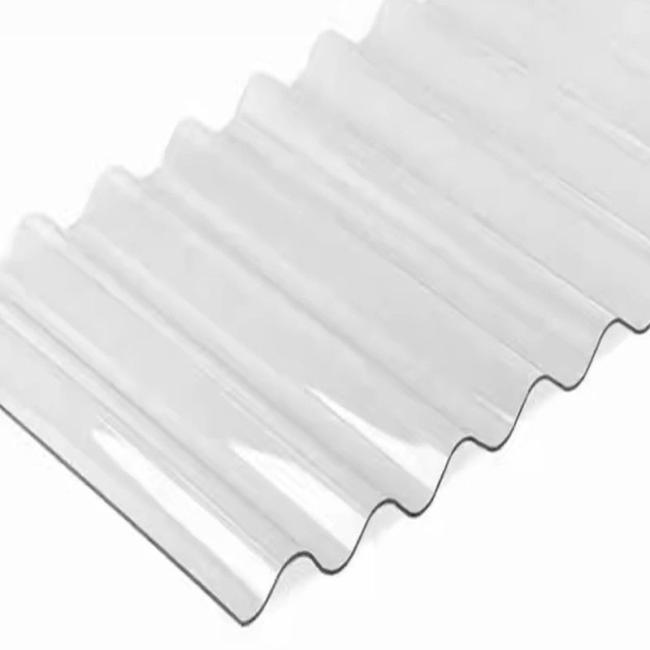 Transparent PC Panels Clear Policarbonato Sheet Customized Corrugated Polycarbonate Roofing Sheet
