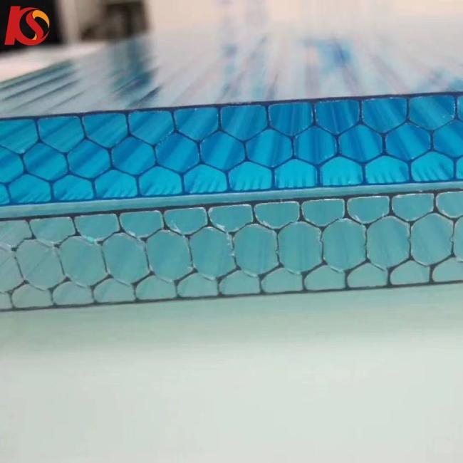 High Quality Eco Friendly PC Hollow Panels for Greenhouse Twin Wall Hollow Polycarbonate Sheet